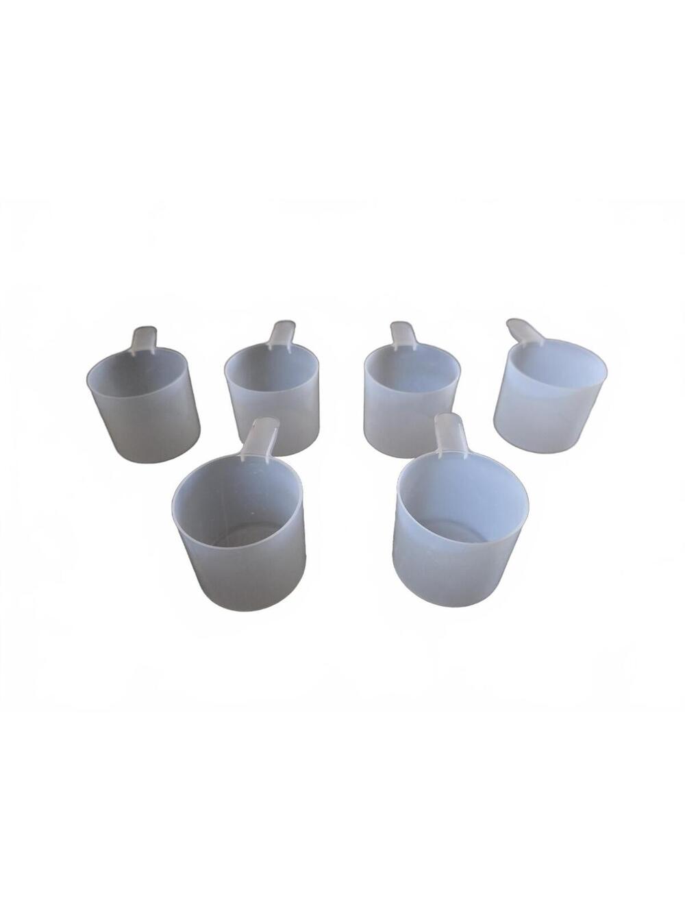 6 Measurex Plastic Measuring Scoops 118.4 CC -1/2 Cup- 4oz